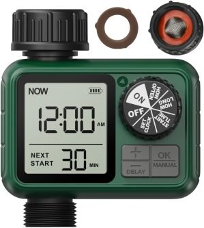 Water Timer for Outdoor Garden Hose