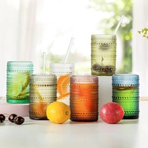 Drinking Glasses with Straws