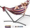 Double Hammock with Heavy-Duty Steel Stand