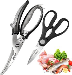 Heavy-Duty Stainless Steel Kitchen Scissors