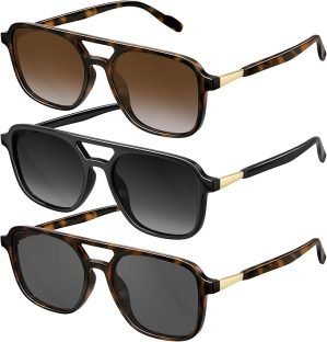 3-Pack Sunglasses 