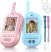 2-Pack Video Walkie Talkies for Kids 