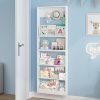 Wall-Mounted 5-Tier Kids Bookshelf