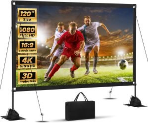 Projector Screen with Stand 
