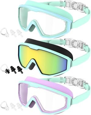 Kids Swim Goggles 3 Pack