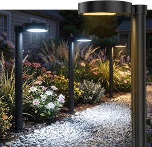 Solar Pathway Lights Outdoor 4-Pack