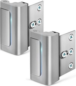 Home Security Door Lock 2-Pack