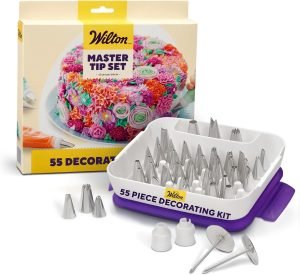 Wilton Master Cake Decorating Piping Tips Set, Cupcake Decorating