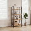 4 Tiers Open Bookshelf