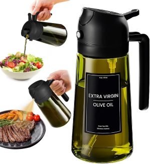 2Pack Glass Olive Oil Sprayer