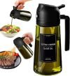 2-in-1 Glass Olive Oil Sprayer & Dispenser