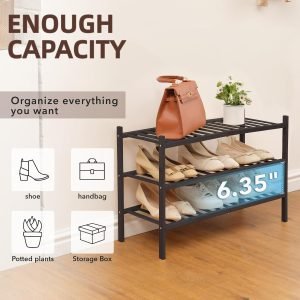 3 Tier Bamboo Shoe Rack