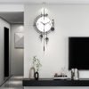 Large Decorative Metal Wall Clock