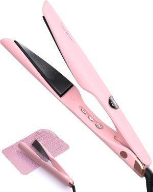 LANDOT 2-in-1 Hair Straightener & Curler