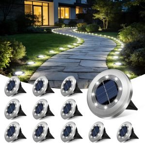 2.8 Mini Solar Ground Lights – 12-Pack 