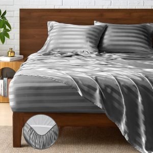 Queen Size Satin Sheet Set 