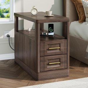 End Table with Charging Station