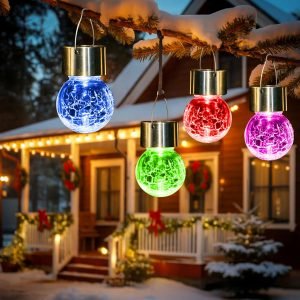 8-Pack Solar Hanging Garden Lights 