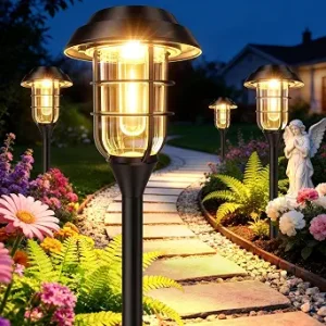 8-Pack Bright Solar Outdoor Lights