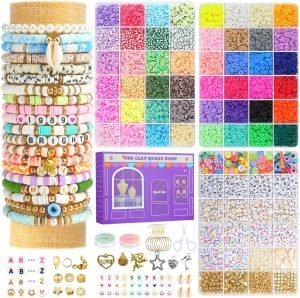 Clay Beads Bracelet Making Kit
