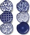 6-Pack Ceramic Spoon Rest 