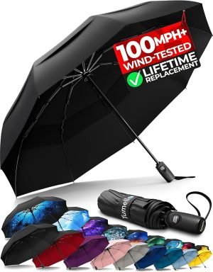 Strongest Windproof Travel Umbrella