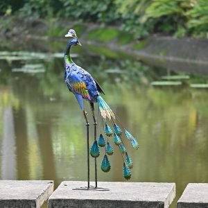 Peacock Garden Decor