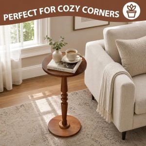 Round Side Table for Small Spaces