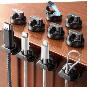 10-Pack Magnetic Cable Clips 