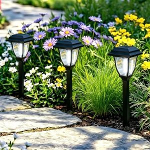 Solar Pathway Lights 12 Pack Mini Outdoor