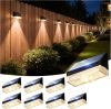 Fence Lights Solar Powered 8 Pack