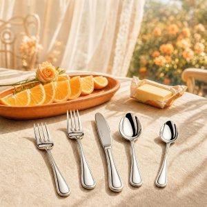 40 Piece Heavy Duty Stainless Steel Flatware Set