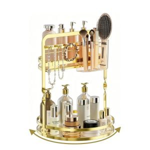 360° Rotating Makeup Organizer for Vanity