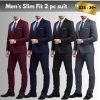 Men’s Slim Fit 2 pc suit