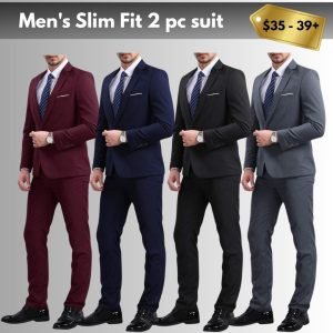 Men’s Slim Fit 2 pc suit