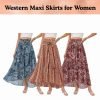 Western Maxi Skirts for Women