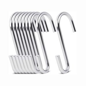 30-Pack Silver S Hooks