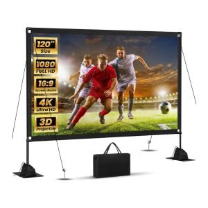 120Inch Projector Screen with Stand