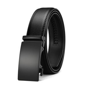 Mens Leather Ratchet Belt