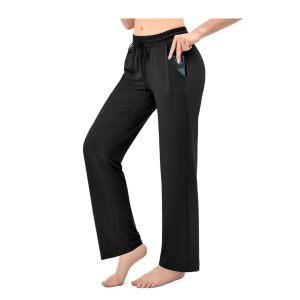 Wide leg pants black