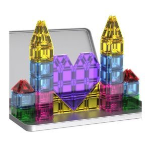 78Pcs Travel Magnetic Tiles Set
