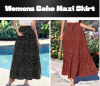 Women’s Boho Maxi Skirt 