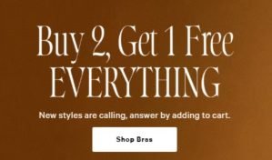 Buy 2 Get 1 Free Women Bra at Victoria Secret !