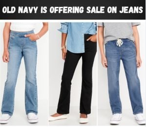 Old Navy is offering Sale on Jeans !
