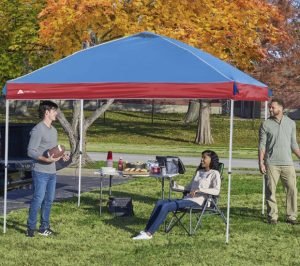 Ozark Trail 10×10 Instant Pop Up Canopy Tent with Simple Push Setup
