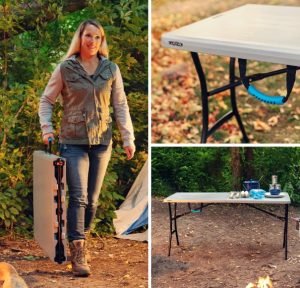 5 Foot Rectangle Fold-in-Half Table