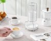2.5 Oz Espresso Cup Set with Saucers (4-Pack)