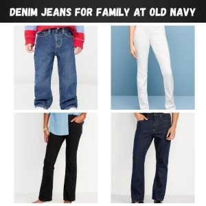 Denim Jeans for Family at Old Navy !