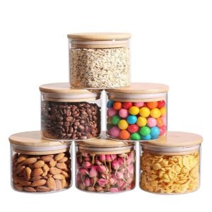 Glass Storage Containers with Lids 6 Pack