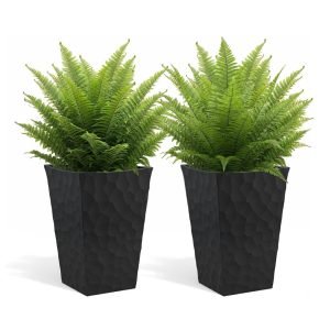 Keter Stone Tapered Planter Set of 2